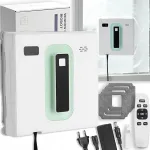 Aknapuhastusrobot kaugjuhtimispuldiga, 2 režiimi, pihustus s&uuml;steem, 72W, 2500PA