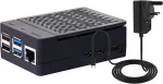 ABS korpus Raspberry Pi 5-le koos 27W 5,1V 5A toitekomplektiga