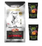 Kuivtoit Biofeed Euphoria Fresh Pork & Beef, XS/S, 2 kg + 2 kotti kingituseks