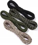 Paracord n&ouml;&ouml;r, 4 mm, 4x12 m komplekt, 280 kg, punutud, elluj&auml;&auml;miseks
