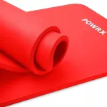 POWRX spordimatt 190x100 cm, 1,5 cm, bordoopunane, XL