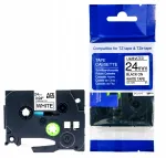 Liimpael BROTHER TZe-S251, valge, 24 mm, eriti tugev