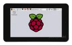 7" puutetundlik DSI LCD-ekraan koos kaamera ja korpusega Raspberry Pi-le
