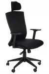 Kontoritool, must kangas, ergonoomiline, p&ouml;&ouml;rlev