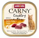 Animonda Carny Country Adult koeratoit kana-, pardiliha ja hanehakklihaga 100g