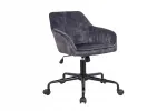 Kontoritool Turin, tumedas hallis sametis, 40305
