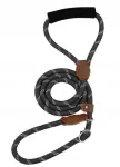 Libisemiskindel must koerarihm, 130 cm, 10 mm