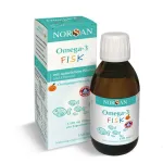 Omega-3 kalamaksa&otilde;li lastele NORSAN apelsini, E- ja D-vitamiiniga, 150 ml