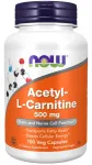 NOW Foods atset&uuml;&uuml;l L-karnitiin 500 mg, 100 kapslit