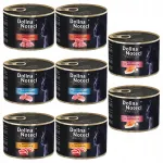 DOLINA NOTECI Premium m&auml;rg kassitoit, erinevad maitsed, 8 x 185 g, teraviljavaba
