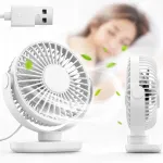 Lauamini ventilaator TOPK K62C, valge, USB, vaikne