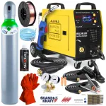 Poolautomaatne keevitusmasin MAGNUM MIG 240 LCD, topeltimpulss, alumiiniumile, 3in1