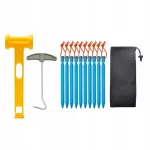 Alumiiniumist telgi kiilud, 18 cm, 10 tk, sinised