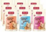 Animonda Carny Crunchy Snacks kasside maiustuste komplekt, 9 x 50 g, 3 maitse segu