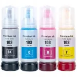 EPSON EcoTank 103XL tindikomplekt, mudelitele L3160, L3150, L3110, L3210, L3251, L3256, 4 v&auml;rvi