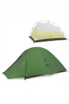 Telk Naturehike Cloud Up 2 Pro 20D kahekohaline roheline