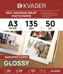 Kleepuvad A3 etikett, 135g, fototr&uuml;kkimiseks, 50 tk.