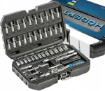 HOGERT HT1R216 padrunv&otilde;tmete ja padrunv&otilde;tmete komplekt, 46 osa, 1/4"