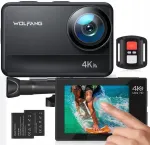 Veebikaamera WOLFANG GA400 4K 20MP WiFi 60FPS 40M EIS puuteekraan mikrofon
