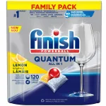 N&otilde;udepesukapslid Finish Quantum All in 1, sidruni l&otilde;hnaga, 120 tk