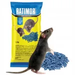 Rottide ja hiirte m&uuml;rk graanulites RATIMOR Brodifakum 25ppm 1,5kg