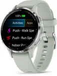 Garmin Venu 3s nutikell, h&otilde;bedane, GPS spordikell