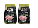 PAN MIĘSKO kuivtoit kassidele kalkuni ja hane lihaga, 2 x 5 kg