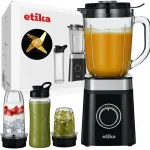 Klaaskannuga blender 1500 ml kokteilide ja purustamiseks
