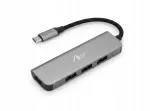 USB-C jagaja, 4&times; USB 3.0 pistikut
