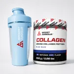 Lihap&otilde;hine valkude kollageen SPORT ARMOUR 300 g koos &scaron;eikeriga, vaarikamaitseline