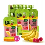 Bob Snail puuviljap&uuml;ree banaani ja vaarikatega, 10 x 120 g