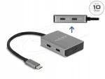 USB-jaotur Delock 64249, 4 pesaga, USB Type-C, 10 Gbps