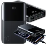 V&auml;line aku 10000mAh, kiirlaadimine 22.5W, LED-ekraaniga