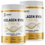 Kalakollageen 12 000 mg h&uuml;aluroonhappe, C-vitamiini ja koens&uuml;&uuml;m Q10-ga INSPORT