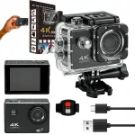 Action-kaamera 4K 20MP Wi-Fi ja puldiga