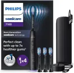 PHILIPS Sonicare 7100 HX7421/08 elektriline hambahari, must, 4 otsikut