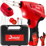 Delphi tools jootekolb 200 W, 3 režiimi, 3 otsikut, 70-500&deg;C