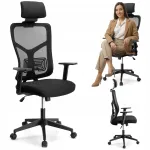 Ergonoomiline kontoritool v&otilde;rgukangaga, reguleeritav