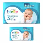 M&auml;hkmed LUPILU Soft & Dry, suurus 3, 4-9 kg, 108 tk