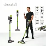 Vertikaalne juhtmevaba tolmuimeja SmartAi V6 roheline 650W 24Ah 65KPa 80 min