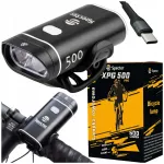 Specter XPG500 alumiiniumist LED eesmine jalgrattatuli USB C 500 lm