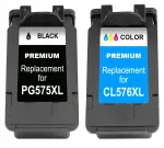 Tindipatrunid XL PG 575 + CL 576 Canon Pixma TR 4750i, TR 4755i, TS 3550i, TS 3750i jaoks