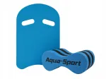 Ujumistreeningute komplekt Aqua-Sport ujuv ja laud, sinine