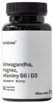 Toidulisand Sundose Ashwagandha, magneesiumi, B6- ja D3-vitamiinidega, 90 kapslit