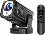 Mini projektor HY310 4K 1080P Android WiFi6 BT5.4 kaasaskantav kodukinosse