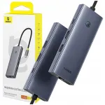 USB-C hub BASEUS HDMI 4K 60Hz, 2x USB-A 3.1, USB-C 3.1, USB 2.0, PD, RJ45