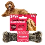 N&auml;rimiskond koertele ZOYA Lush Fur Meeega, naturaalne, 17 cm, 80 g