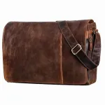Nahast XXL 15,6" s&uuml;learvuti seljakott, pruun, 52 cm