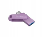 SanDisk Dual Drive Go USB m&auml;lupulk 64GB, USB-C / USB 3.2, 150 MB/s, lillakaspunane