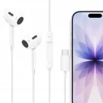 USB-C juhtmega k&otilde;rvaklapid iPhone 15 16 Pro Max iPad MacBook jaoks
